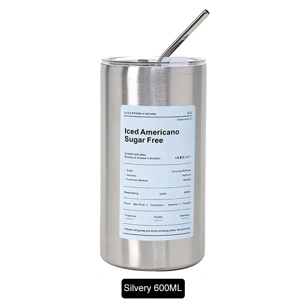 Stainless Steel Coffee Cup Thermoses Double Wall Vacuum Flask Insulated Cup Portable Ice American Coffee Mug Water Bottle - Image 11