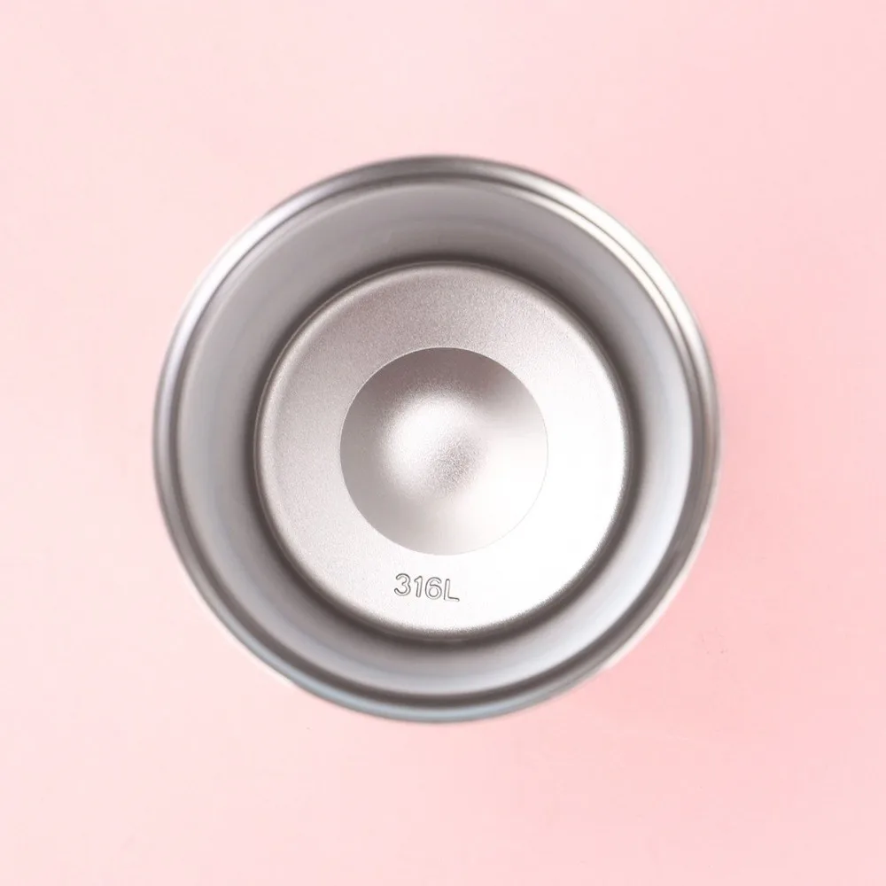 Stainless Steel Double Drink Insulated Cup Leak-Proof Cartoon Vacuum Straw Cup with Straw Vacuum Insulated Coffee Cup Camping