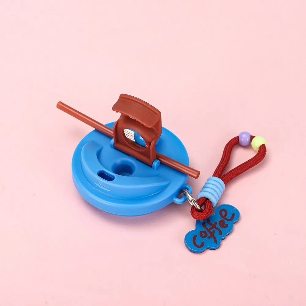 Stainless Steel Double Drink Insulated Cup Leak-Proof Cartoon Vacuum Straw Cup with Straw Vacuum Insulated Coffee Cup Hiking - Image 2