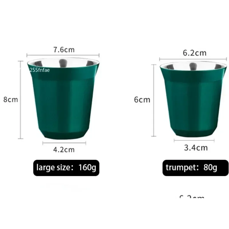 Stainless Steel Espresso Cups Double Walled Vacuum Insulated,Heat Resistant Coffee Cups Unbreakable Stemless Tumbler Small Cup - Image 6