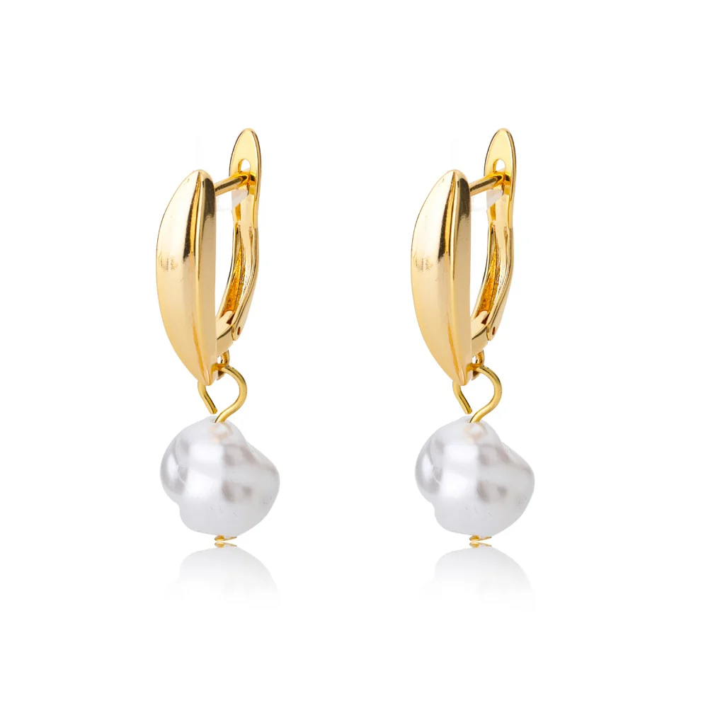 Stainless Steel Hook Earrings For Women Pin Minimalist Chic Baroque Style Elegant Female Jewelry Delicate Earring Gift 2023 - Image 14