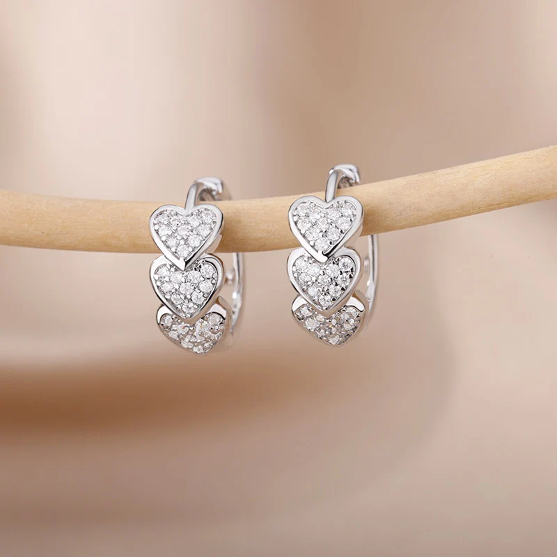 Stainless Steel Hook Earrings For Women Pin Minimalist Chic Baroque Style Elegant Female Jewelry Delicate Earring Gift 2023 - Image 21