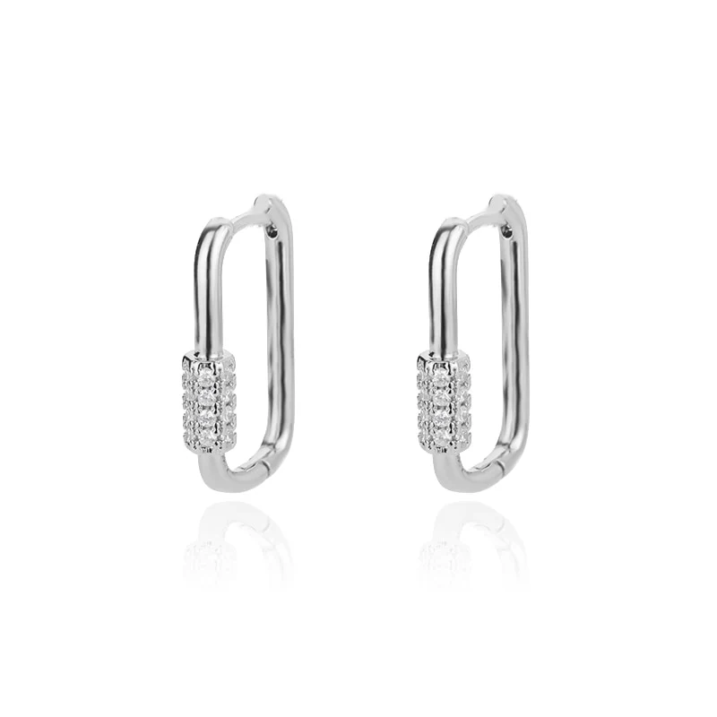 Stainless Steel Hook Earrings For Women Pin Minimalist Chic Baroque Style Elegant Female Jewelry Delicate Earring Gift 2023 - Image 22