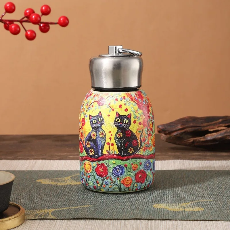 Stainless Steel Insulated Cup Home Fashion Outdoor Portable Insulated Handle Water Cup Car Simple Cup - Image 6
