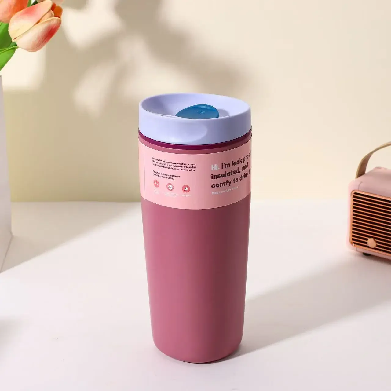 Stainless steel insulated cup, simple and fashionable, suitable for coffee drinking, portable for outdoor use, and can be carrie - Image 7
