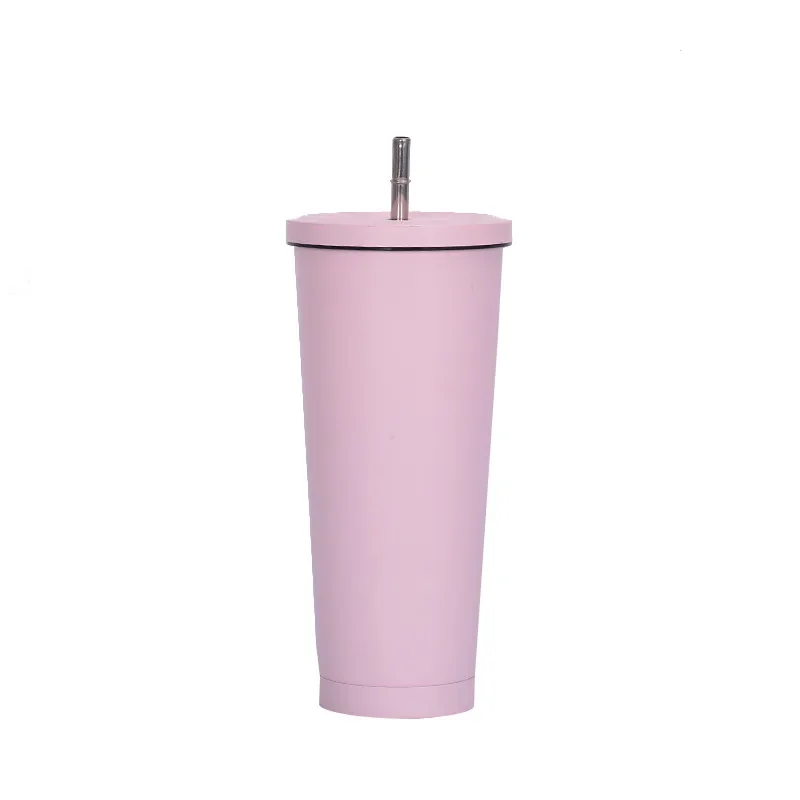 Stainless Steel Insulated Vacuum Drinking Cup with Tumbler Lid and Straw, 500/750ml Beer Mug, Tea Mug, Travel Cup - Image 4