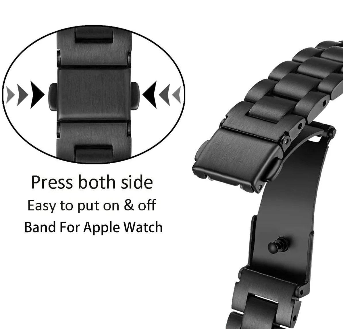 Stainless Steel Link Bracelet for Apple Watch Band 6 7 8 SE 40mm 41mm 44mm 45mm 49mm Women Slim Strap for iWatch 5 4 Accessories - Image 16