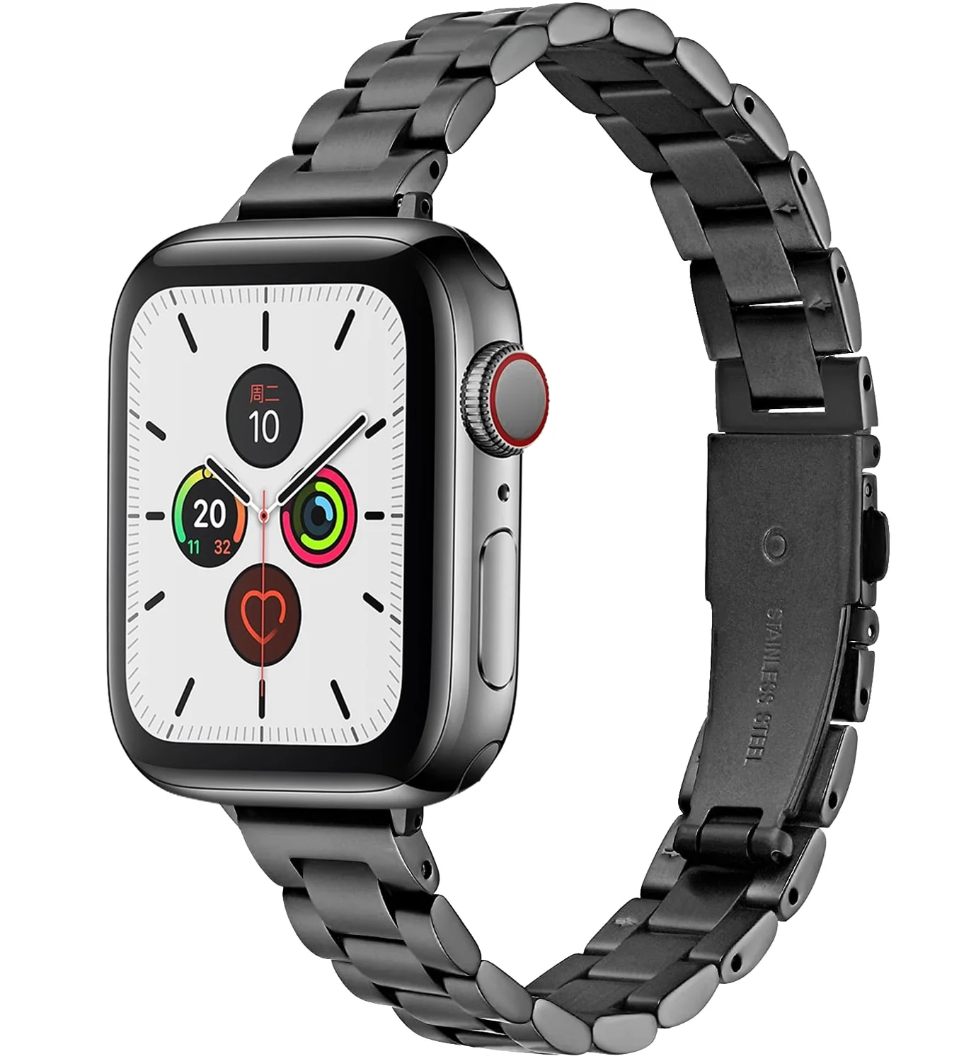 Stainless Steel Link Bracelet for Apple Watch Band 6 7 8 SE 40mm 41mm 44mm 45mm 49mm Women Slim Strap for iWatch 5 4 Accessories - Image 6