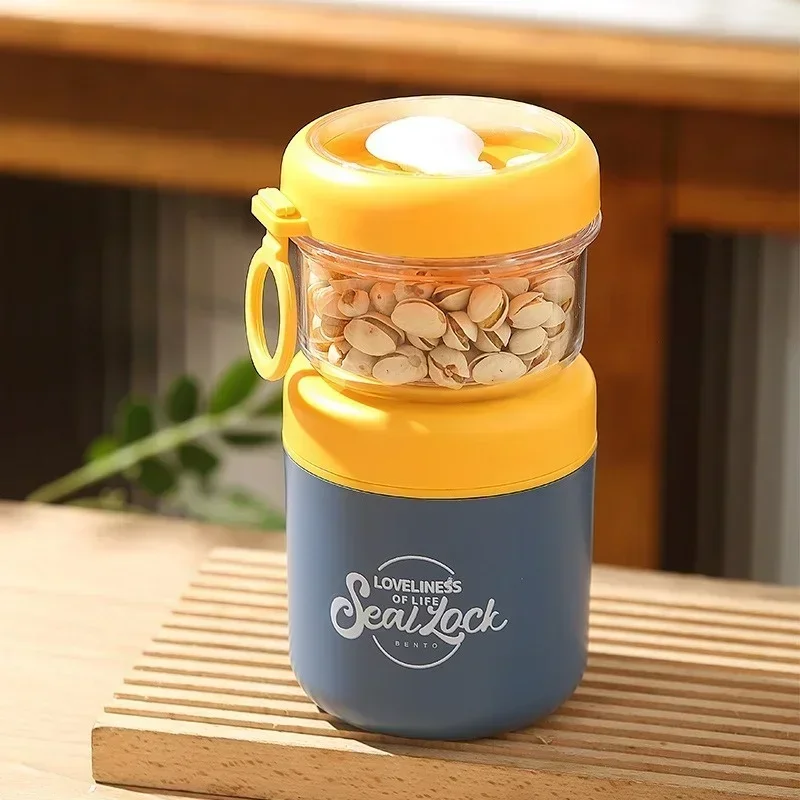 Stainless Steel Soup Cup Breakfast Oat Cups Students Office Workers Portable Milk Fruit Salad Cup Sealed Thermos Container - Image 10