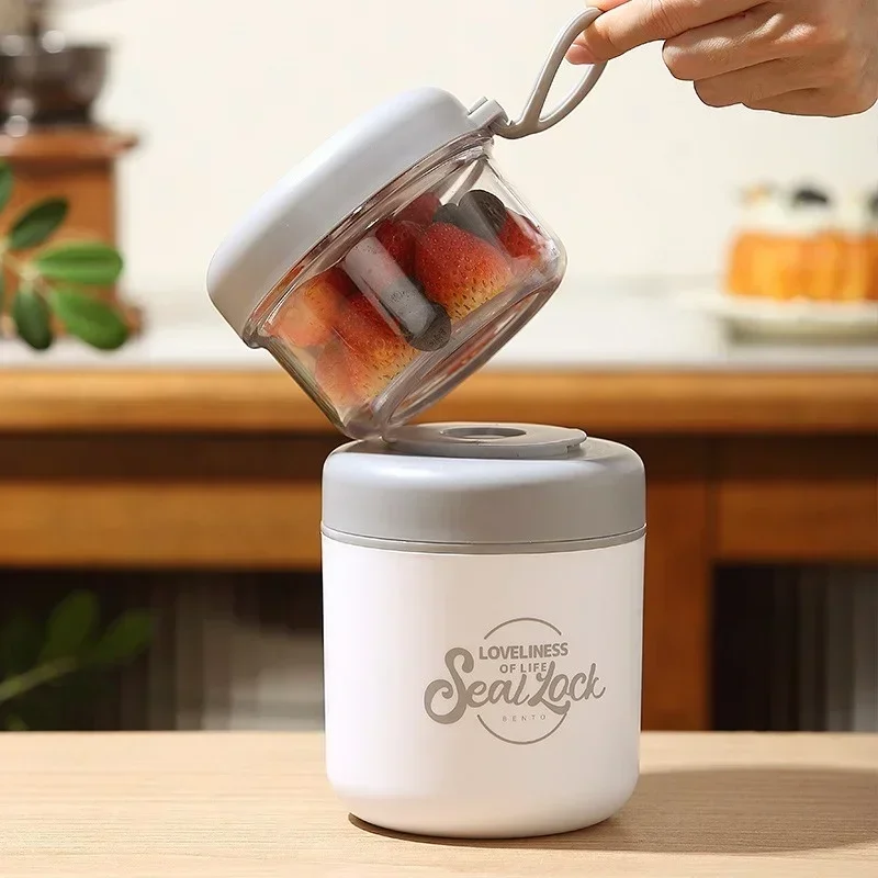 Stainless Steel Soup Cup Breakfast Oat Cups Students Office Workers Portable Milk Fruit Salad Cup Sealed Thermos Container - Image 5