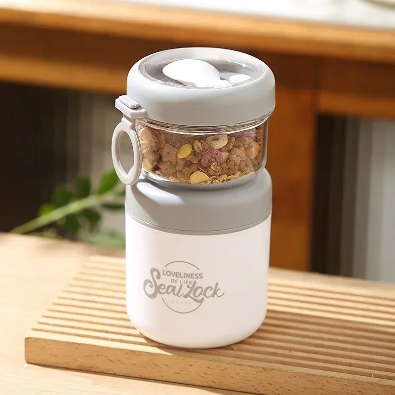 Stainless Steel Soup Cup Breakfast Oat Cups Students Office Workers Portable Milk Fruit Salad Cup Sealed Thermos Container - Image 8
