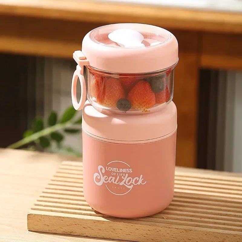 Stainless Steel Soup Cup Breakfast Oat Cups Students Office Workers Portable Milk Fruit Salad Cup Sealed Thermos Container - Image 9
