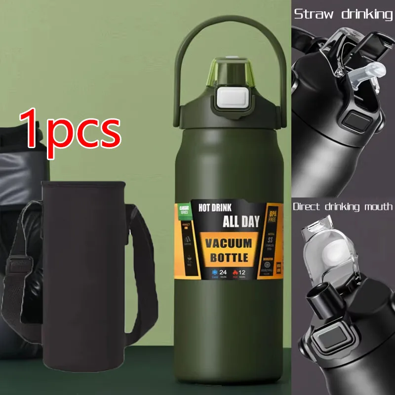 Stainless Steel Thermo Bottle 2.5L Large Capacity Thermo Water Portable 2500ml Vacuum Mug Thermos Insulated Cup 2L Tumbler 84oz - Image 15