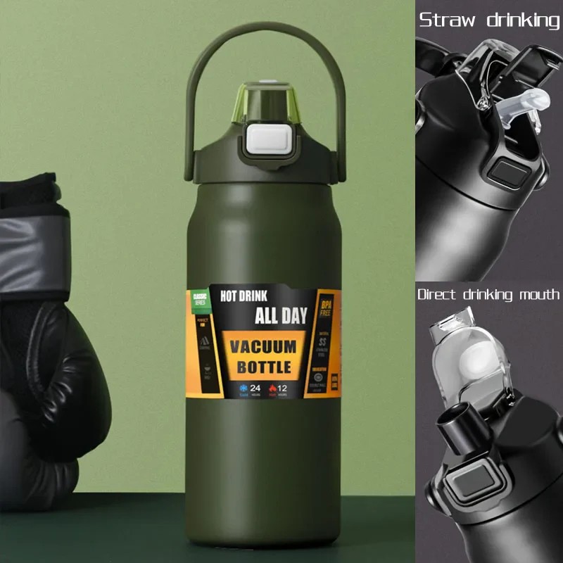 Stainless Steel Thermo Bottle 2.5L Large Capacity Thermo Water Portable 2500ml Vacuum Mug Thermos Insulated Cup 2L Tumbler 84oz - Image 23