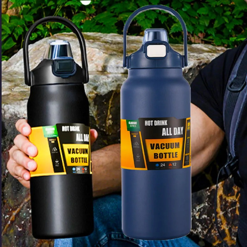 Stainless Steel Thermo Bottle 2.5L Large Capacity Thermo Water Portable 2500ml Vacuum Mug Thermos Insulated Cup 2L Tumbler 84oz - Image 6
