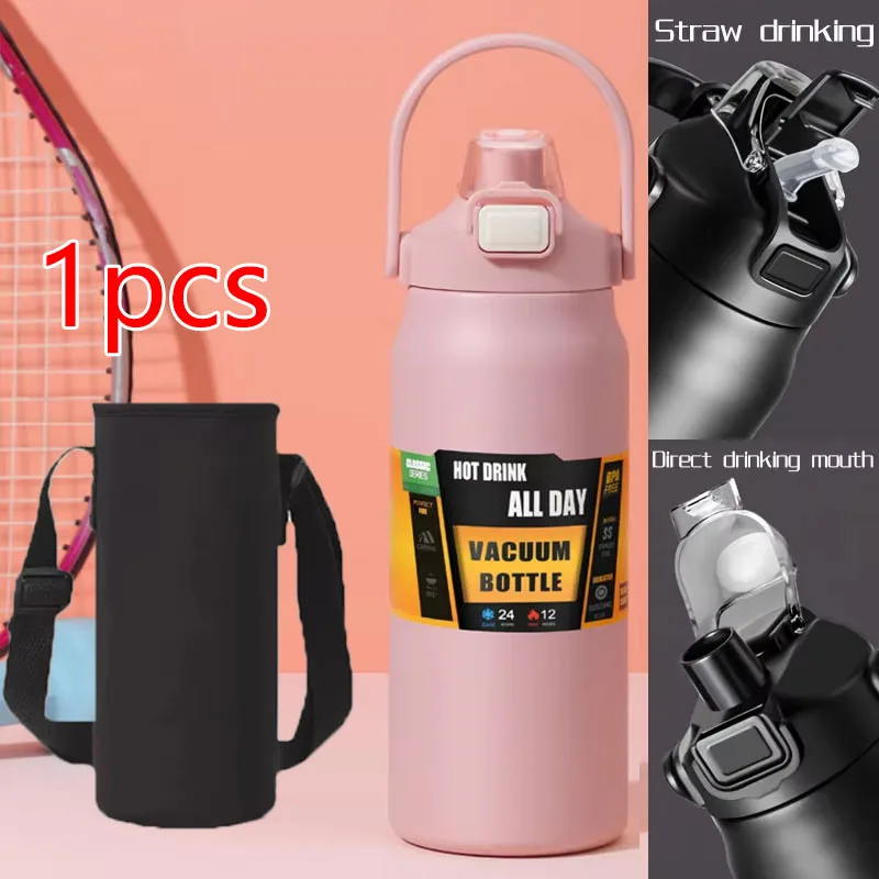 Stainless Steel Thermo Bottle 2.5L Large Capacity Thermo Water Portable 2500ml Vacuum Mug Thermos Insulated Cup 2L Tumbler 84oz - Image 8