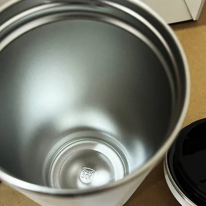 Stainless Steel Vacuum Insulated Coffee Mugs with Straw and Silicone Rope Portable Large Capacity Ice Bar Thermal Water Cup - Image 4