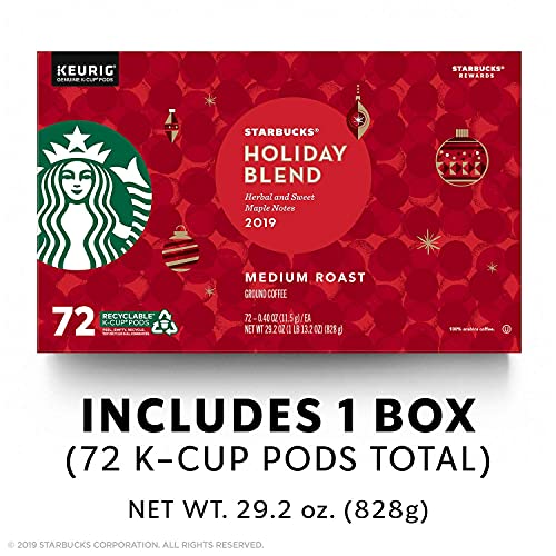 Starbucks Coffee Holiday Blend K Cup Pods, 29.2 Oz, 72 Count PACKAGE MAY VARY - Image 4