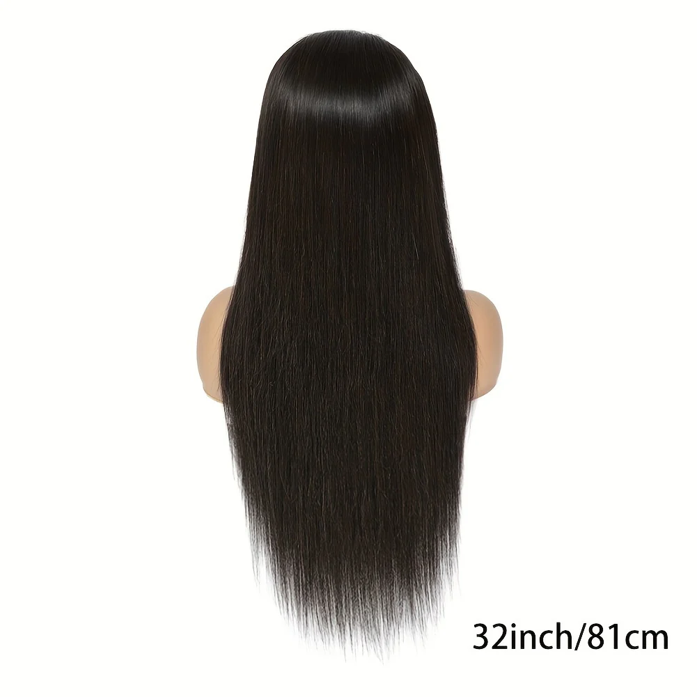 Straight Lace Closure Wig Human Hair Wigs For Women Glueless Wigs Ready To Wear Human Hair Wig 5x5 Transparent Lace Pre Cut Pre Plucked 34 Inch 180% - Image 15