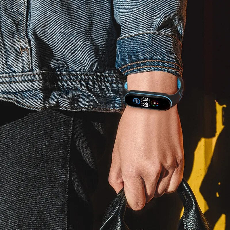 Strap for Mi band 6 7 Bracelet Sport Silicone Miband4 miband 5 Wrist correa Replacement Wristband for xiaomi Mi band 4 3 5 6 7 - Image 5