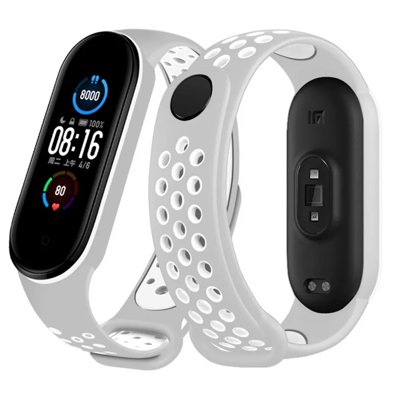 Strap for Mi band 6 7 Bracelet Sport Silicone Miband4 miband 5 Wrist correa Replacement Wristband for xiaomi Mi band 4 3 5 6 7 - Image 8