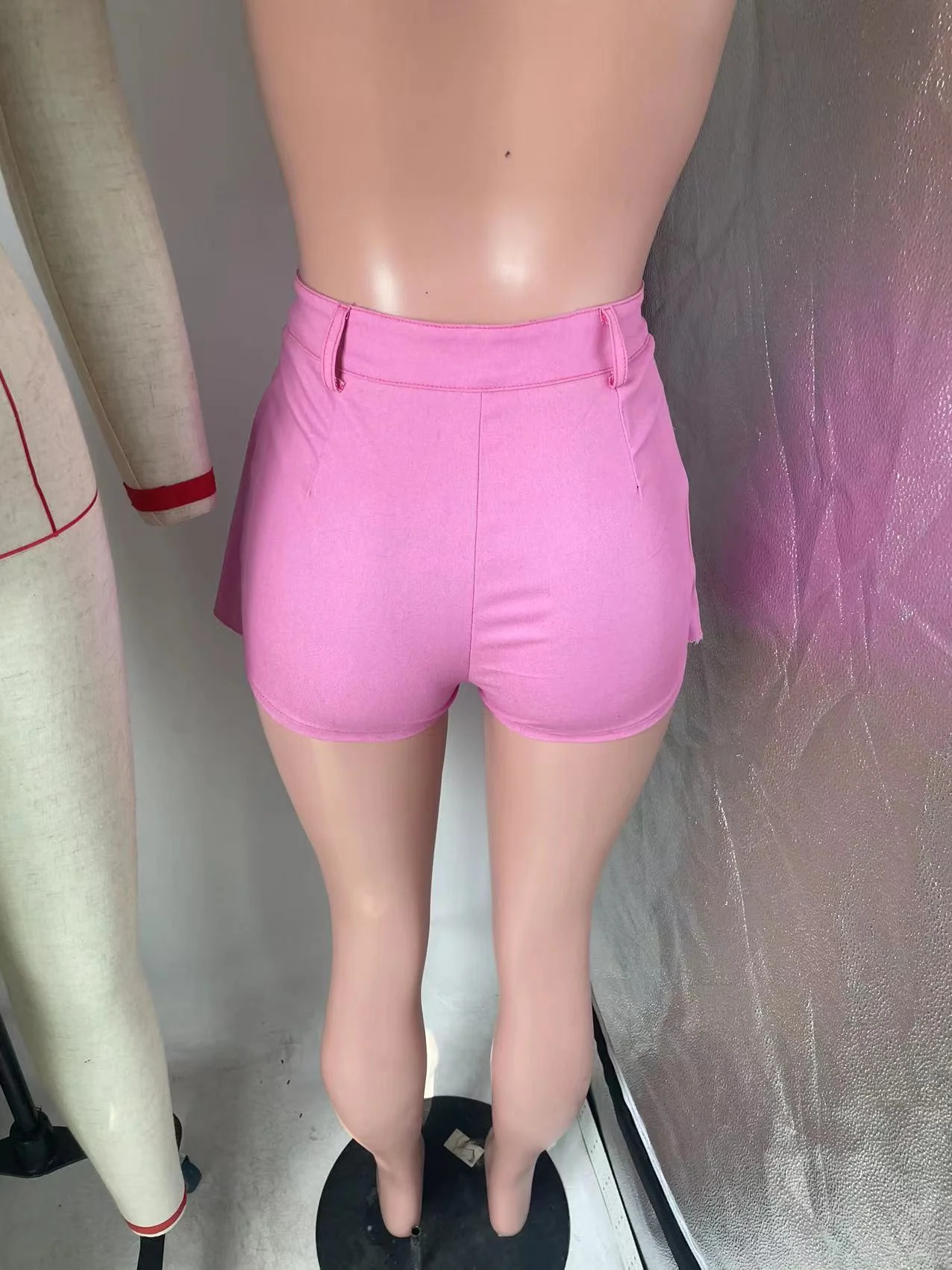 Summer 2023 Women's Denim Mini Shorts Skirt with Shorts Inside - Image 8