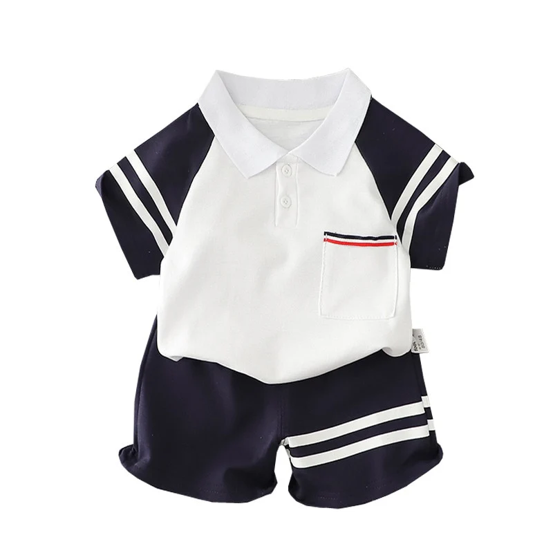 Summer Baby Boy Clothing Sets Fashion Bear Embroidery Short Sleeve T-shirt+Shorts Children 2Pcs Suit 1-5Y Girl Kids Sports Set - Image 10