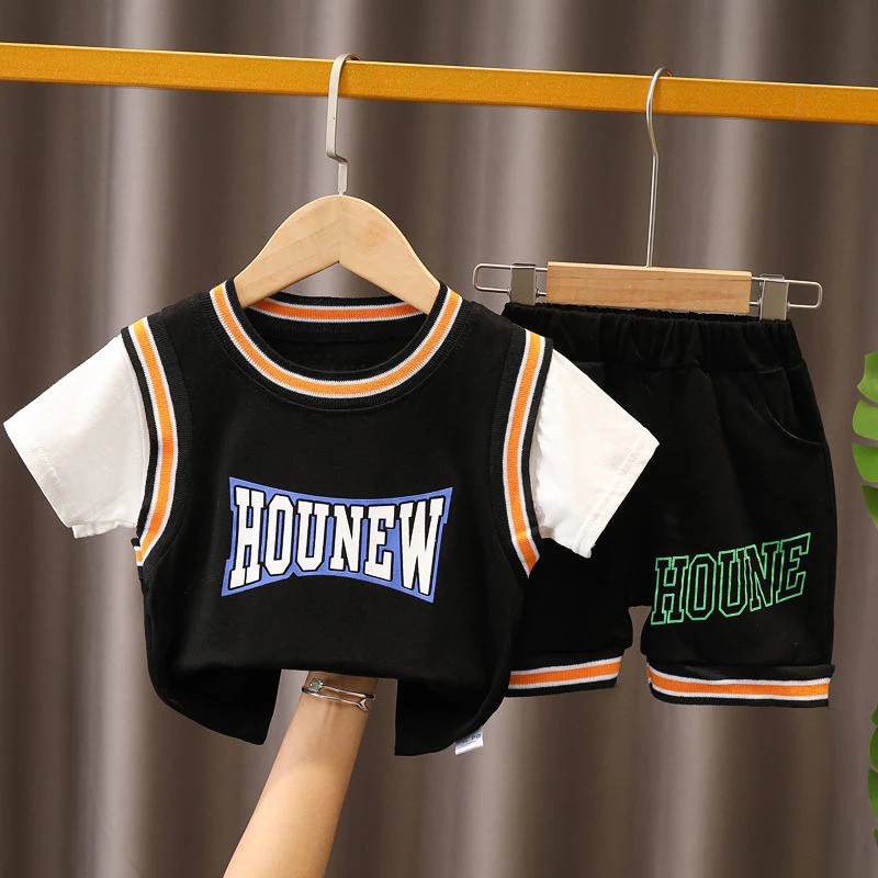 Summer Baby Boy Clothing Sets Fashion Bear Embroidery Short Sleeve T-shirt+Shorts Children 2Pcs Suit 1-5Y Girl Kids Sports Set - Image 15