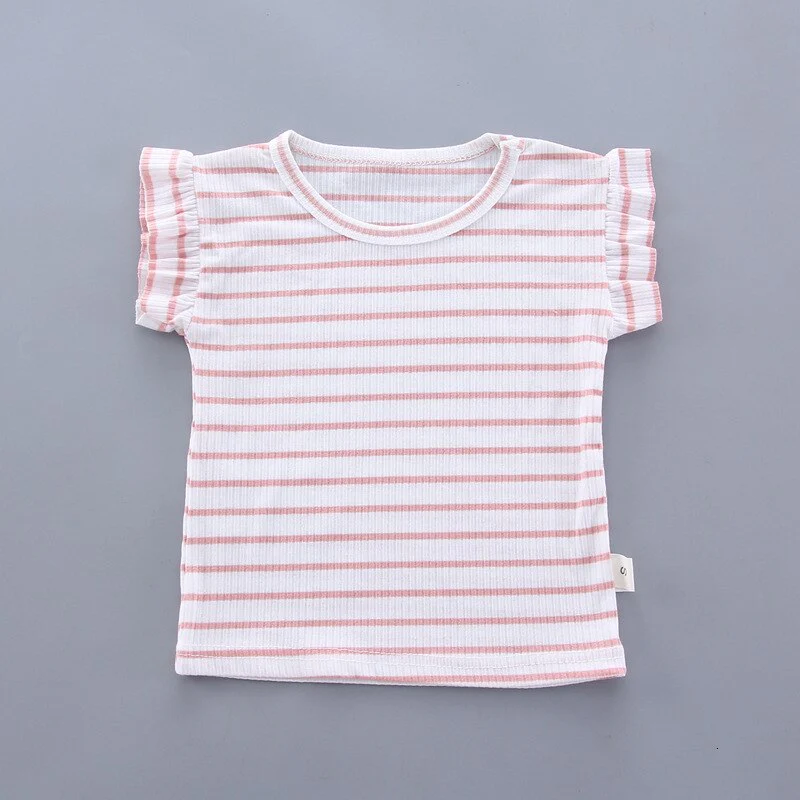 Summer Children Clothing Baby Cute  Girls Casual T-Shirts Bib Shorts 2Pcs/Set Toddler Cartoon Fashion Cotton Infant Clothes Suit - Image 6