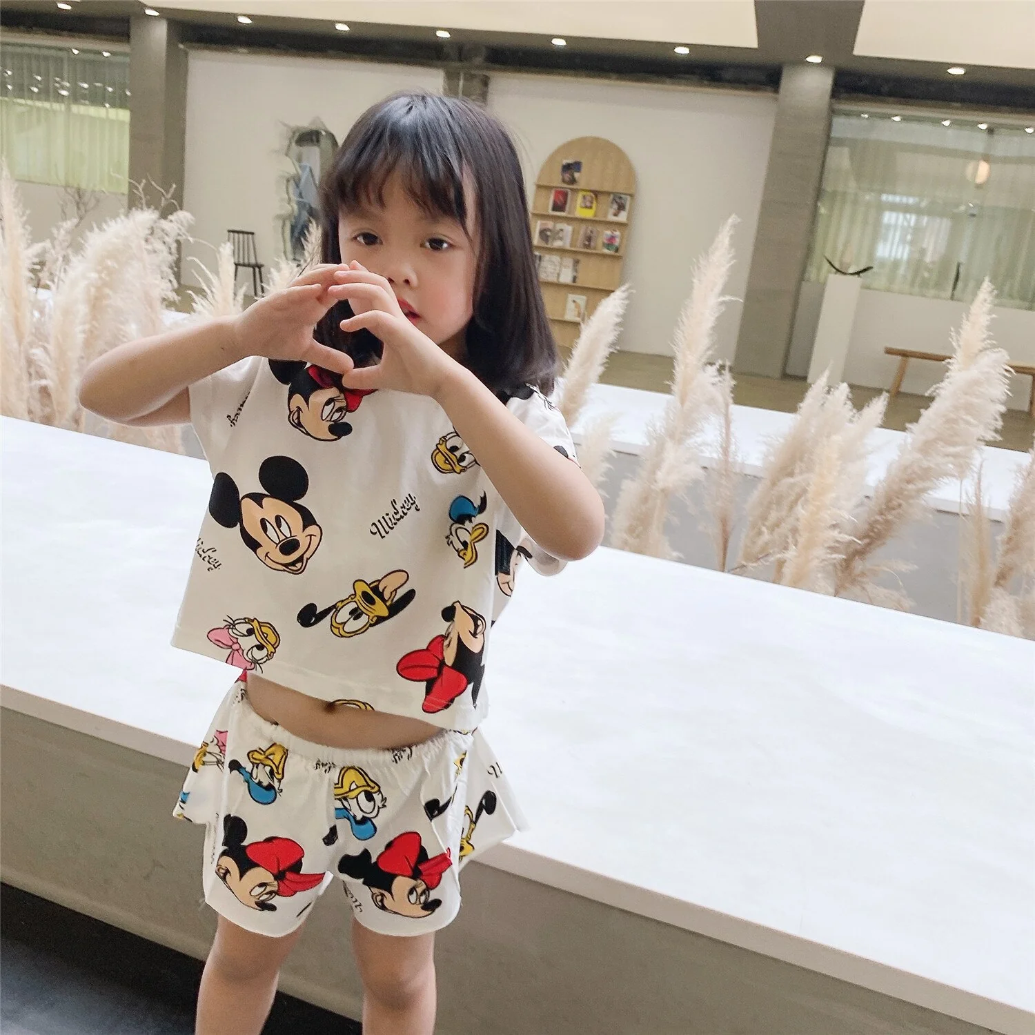 Summer Children Clothing Sets Boys Girls Cartoon Mickey Print Casual T-shirt Shorts 2pcs/Set Outfit Kids Clothes Suit Tracksuits - Image 8