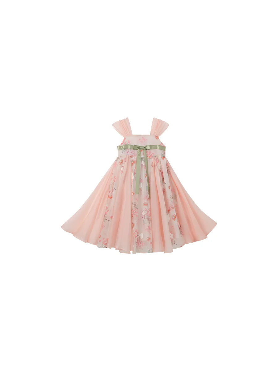 Summer Clothes Western Style Sleeveless Little Girl Super Fairy Dress - Image 5