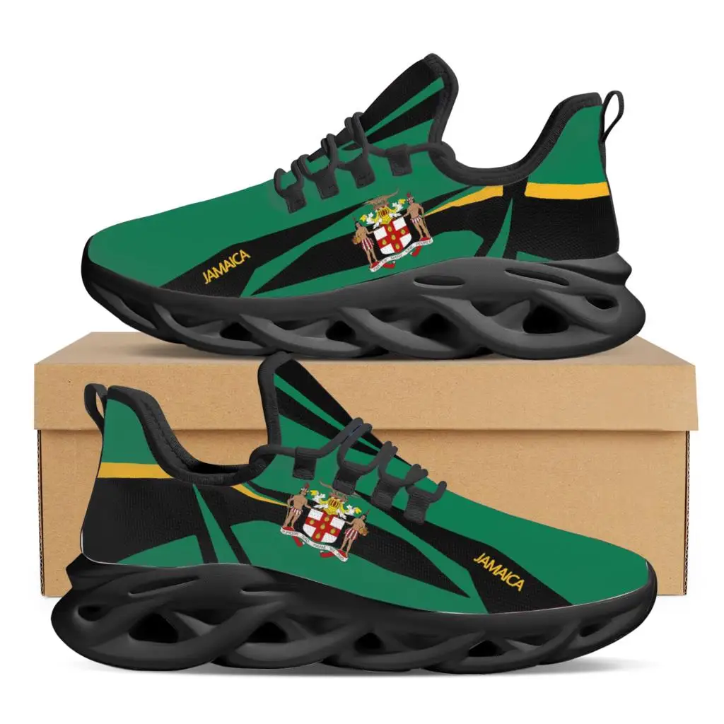 Summer Comfortable Mesh Sneakers Creative Jamaica Flag Design Women Running Shoes Student Hiking Walking Shoes Gift Footwear - Image 2
