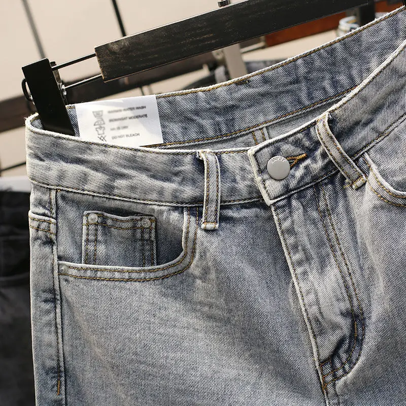 Summer Denim Shorts for Women Jean Short Femme High Waist Korean Style Fashion Loose Shorts Chic Solid Casual Jean Shorts - Image 3