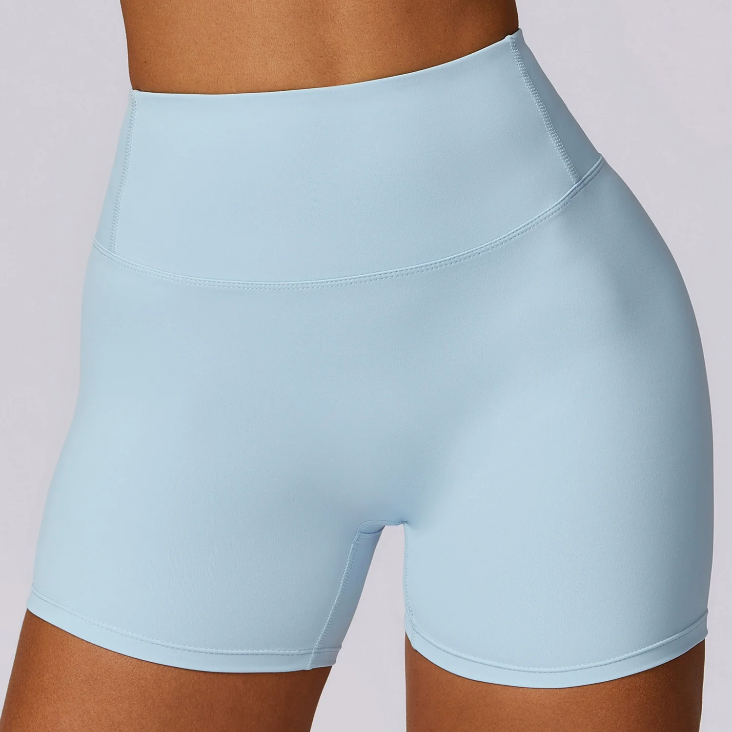 Summer High Waist Hip Lifting Sport Shorts Skinny Hip Raise Cloud Sense Yoga Pants Women's Outwear Running Workout Shorts Shorts - Image 14