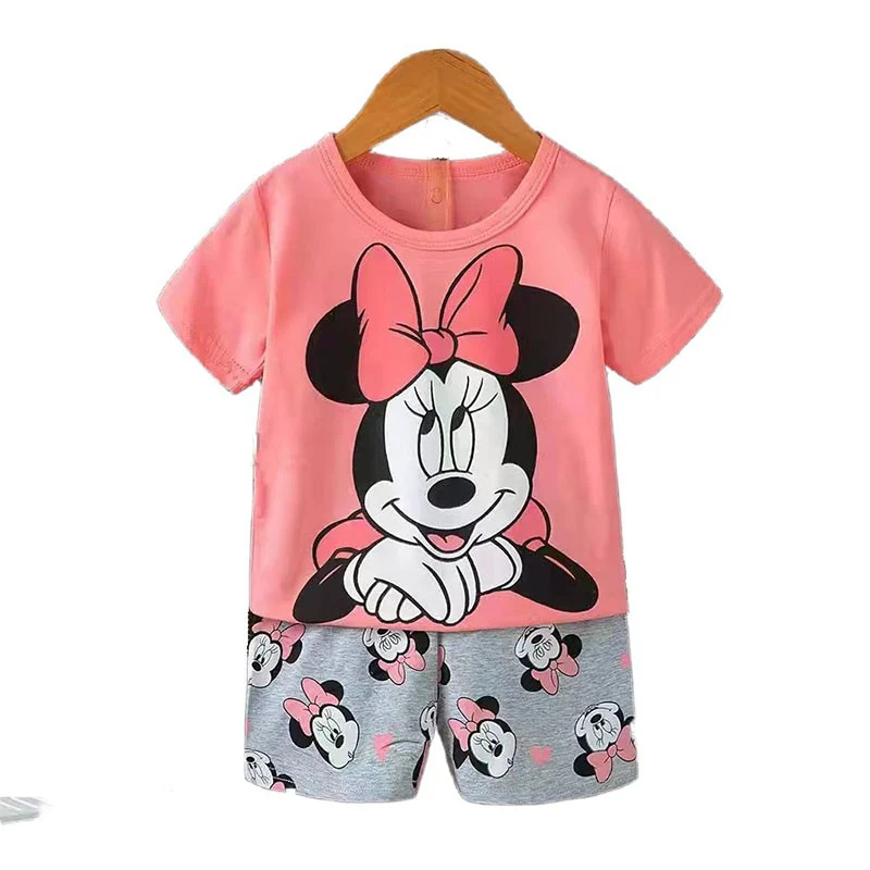 Summer Infant Newborn Short Sleeves girls Clothes Suits Tops + Pants Baby Toddler girls Clothing Sets Kids Children Girl Outfits - Image 3