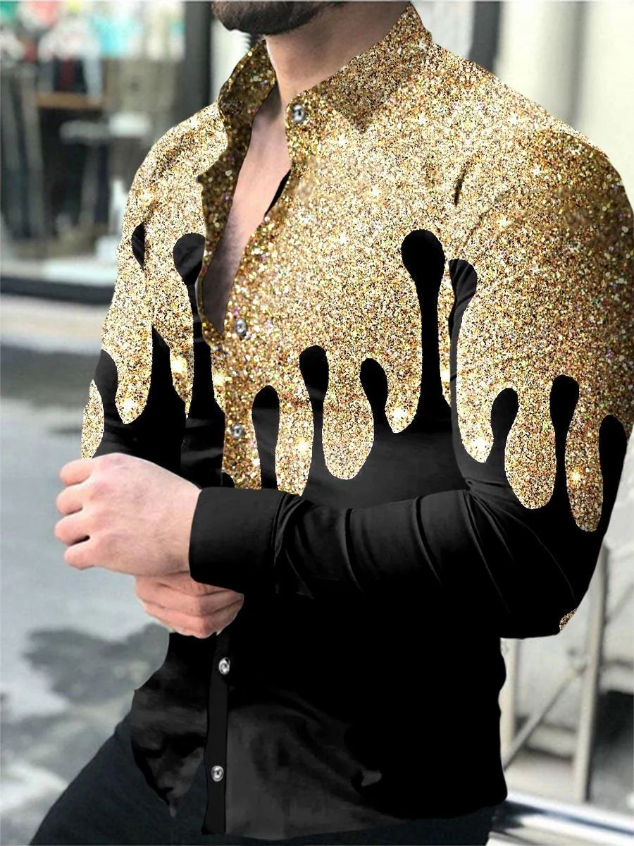 Summer Men's Shirt Long Sleeve S-4XL Fashion HD 3D Printed Lapel Single Breasted Cardigan Hawaiian Casual Men's Shirt 2023 - Image 3