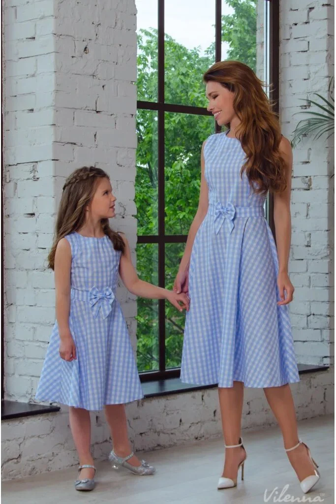summer Mommy and me family matching mother daughter dresses clothes  mom dress kids child outfits mum sister - Image 3