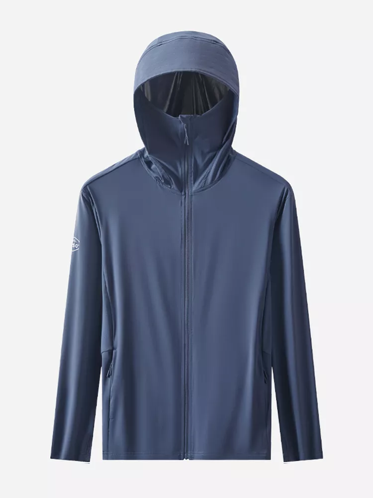 Summer UPF 50+ UV Proof Men Skin Coats Hooded Sun Protection Breathable Cool Thin Windbreaker Plus Size Casual Jackets 8XL - Image 9