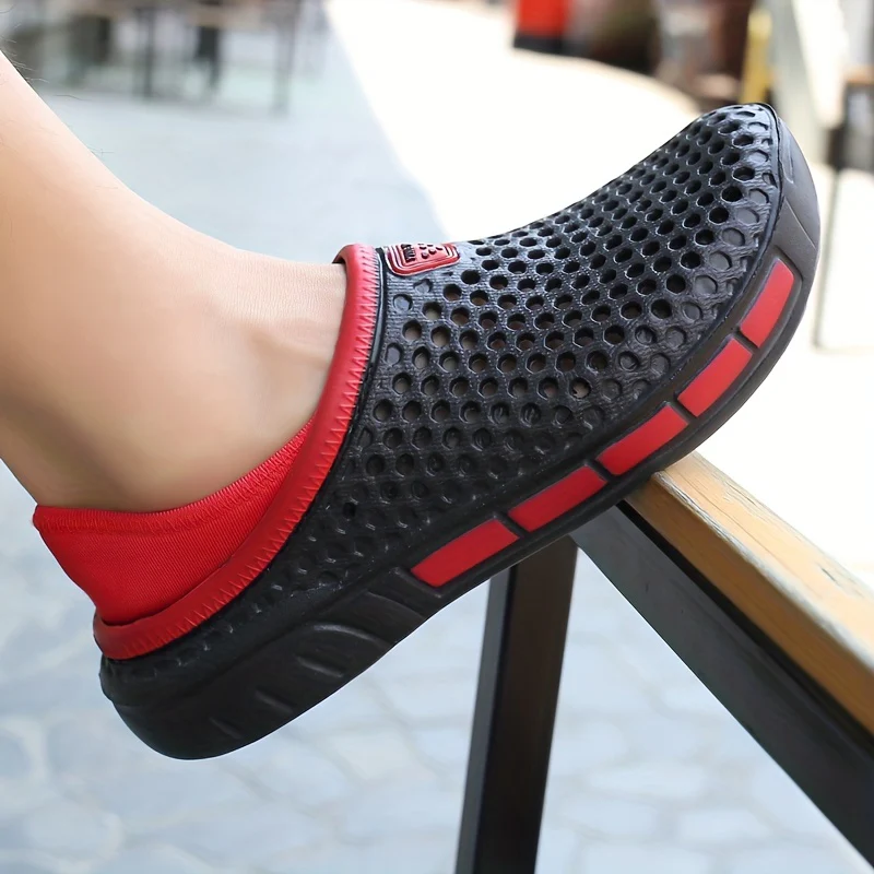 Summer Water Shoes With Good Drainage, Men’s Outdoor Beach Water Sandals Slippers, Non-slip Light Sandals - Image 4