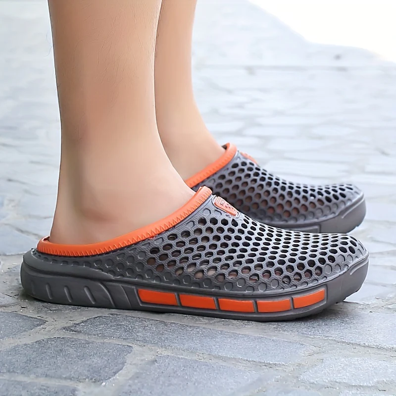 Summer Water Shoes With Good Drainage, Men’s Outdoor Beach Water Sandals Slippers, Non-slip Light Sandals - Image 5