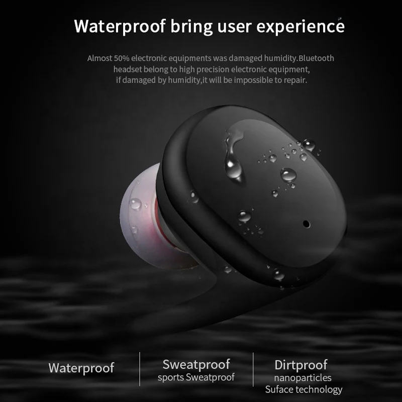 Super bass mobile in ear phone wireless tws4 y30 waterproof gaming tws wired anc k55 e6s a6s earbuds f9 air buds 2023 headphones - Image 8