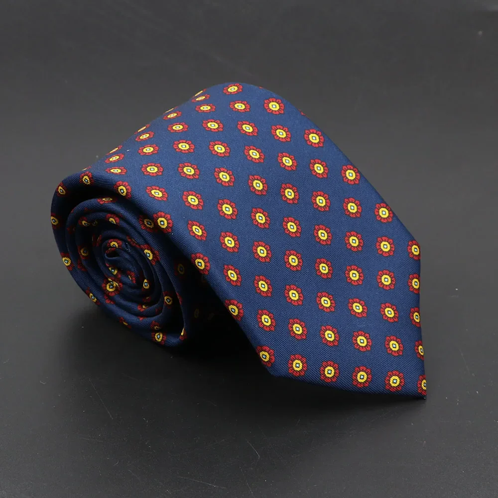 Super Soft Bohemian Silk Ties Men's Fashion 7.5cm Necktie For Men Wedding Business Meeting Gravata Colorful Novelty Printing Tie - Image 10