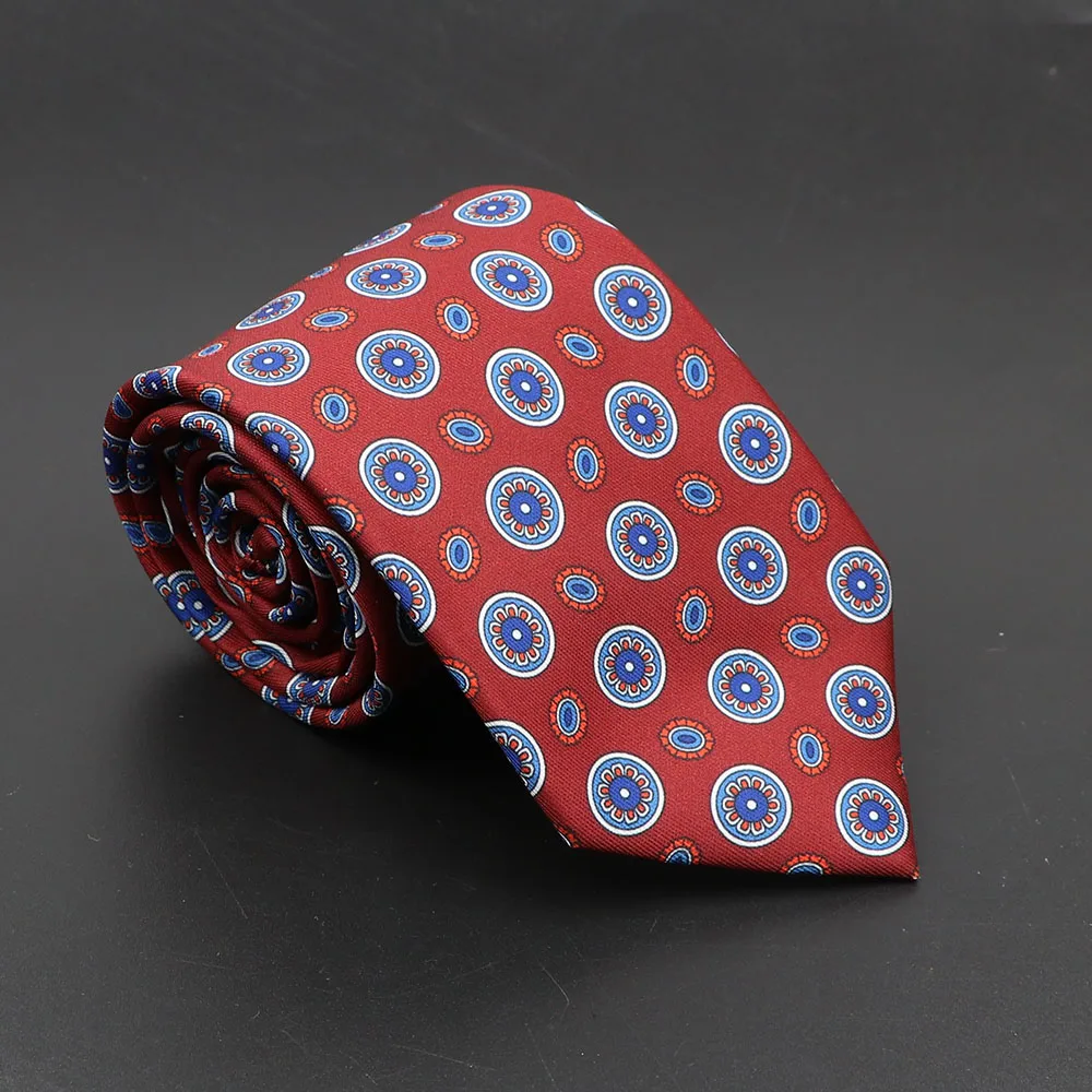 Super Soft Bohemian Silk Ties Men's Fashion 7.5cm Necktie For Men Wedding Business Meeting Gravata Colorful Novelty Printing Tie - Image 18