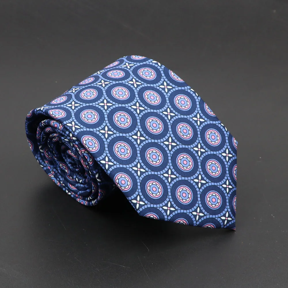 Super Soft Bohemian Silk Ties Men's Fashion 7.5cm Necktie For Men Wedding Business Meeting Gravata Colorful Novelty Printing Tie - Image 21