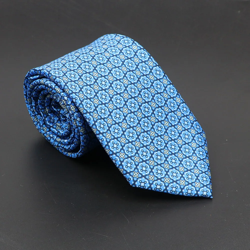 Super Soft Bohemian Silk Ties Men's Fashion 7.5cm Necktie For Men Wedding Business Meeting Gravata Colorful Novelty Printing Tie - Image 24