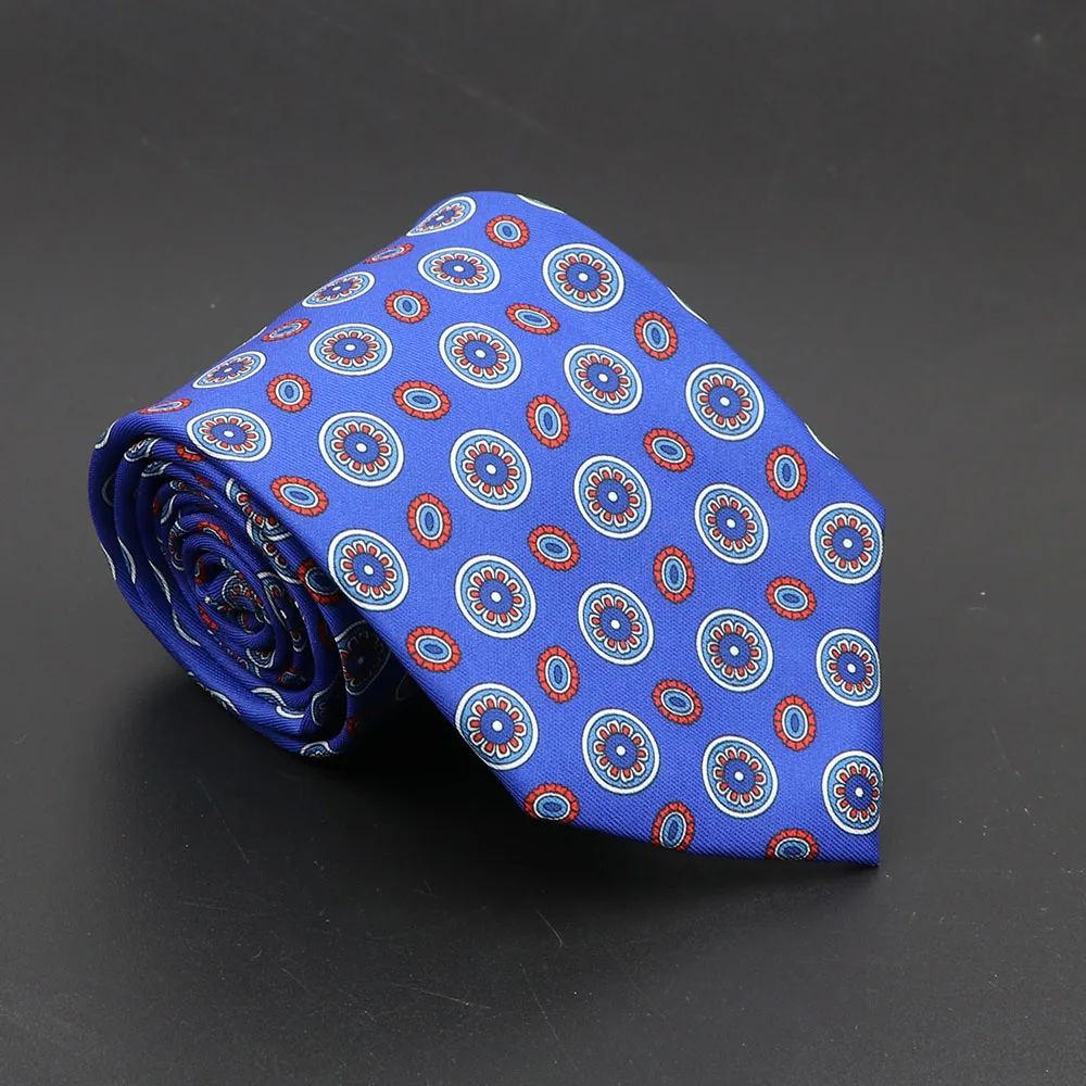Super Soft Bohemian Silk Ties Men's Fashion 7.5cm Necktie For Men Wedding Business Meeting Gravata Colorful Novelty Printing Tie - Image 28