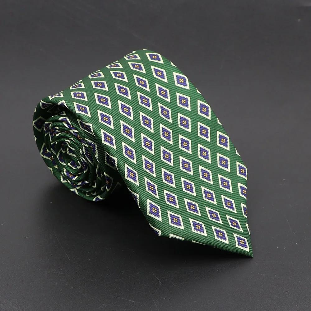Super Soft Bohemian Silk Ties Men's Fashion 7.5cm Necktie For Men Wedding Business Meeting Gravata Colorful Novelty Printing Tie - Image 32