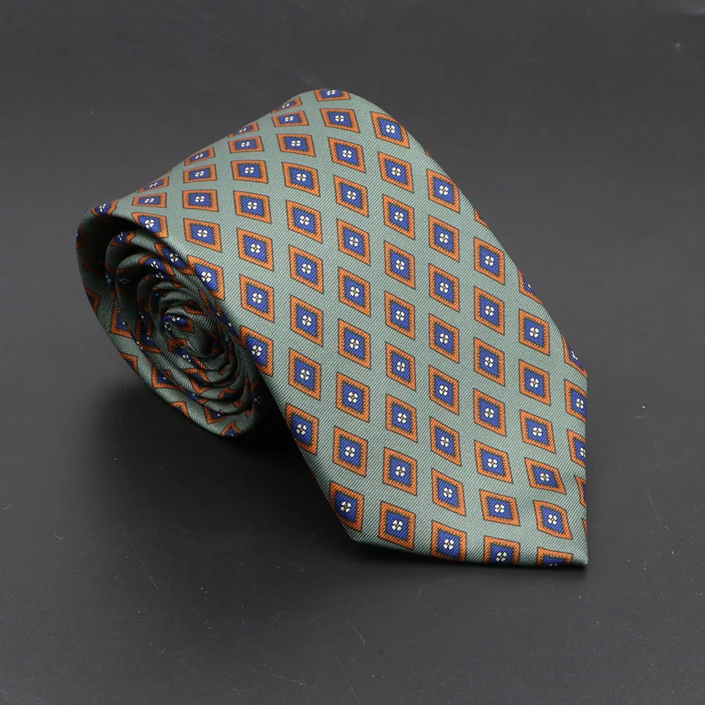 Super Soft Bohemian Silk Ties Men's Fashion 7.5cm Necktie For Men Wedding Business Meeting Gravata Colorful Novelty Printing Tie - Image 40