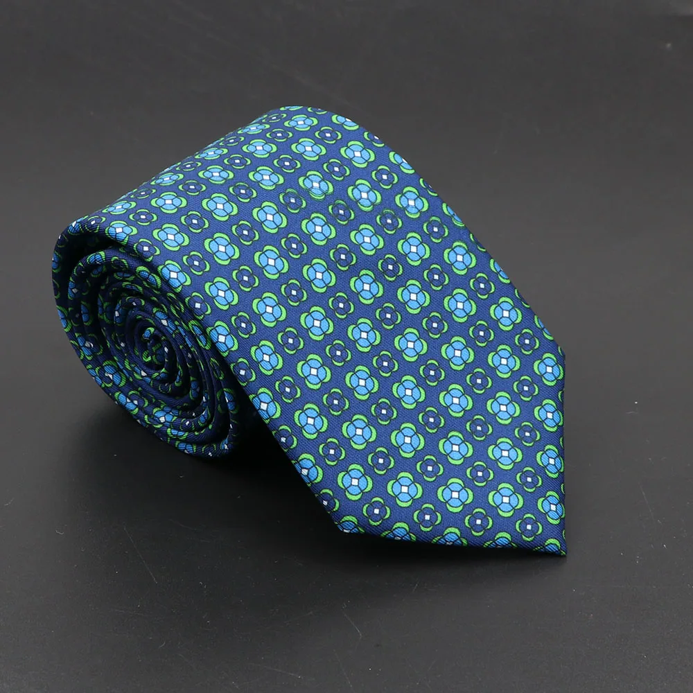 Super Soft Bohemian Silk Ties Men's Fashion 7.5cm Necktie For Men Wedding Business Meeting Gravata Colorful Novelty Printing Tie - Image 44