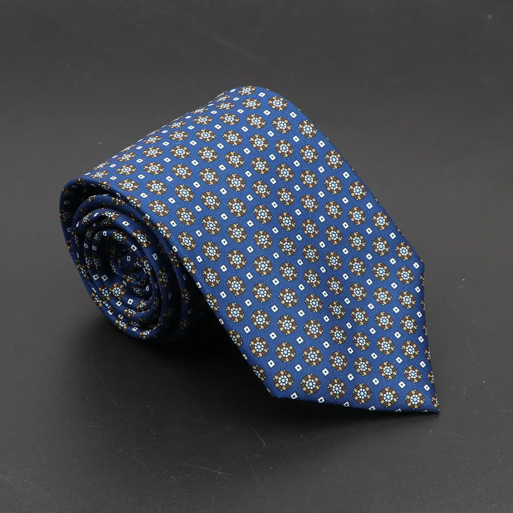 Super Soft Bohemian Silk Ties Men's Fashion 7.5cm Necktie For Men Wedding Business Meeting Gravata Colorful Novelty Printing Tie - Image 47